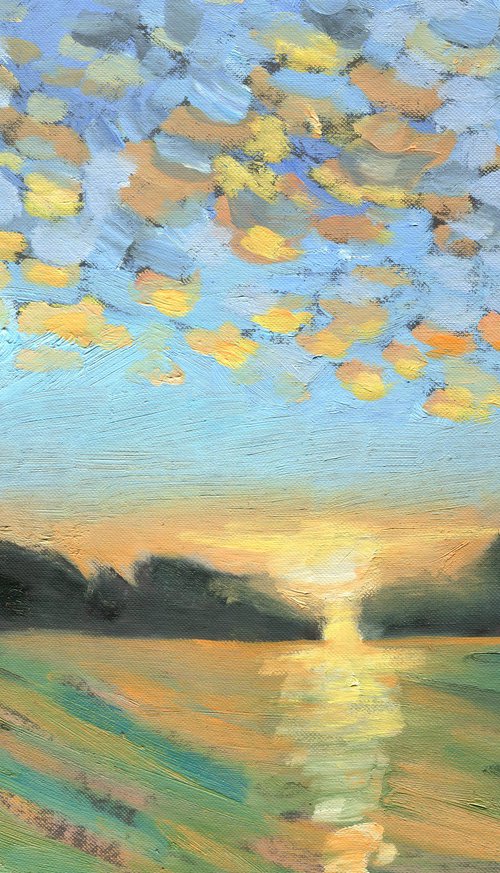 Midnight Sun, Lofoten Islands by Elizabeth Anne Fox