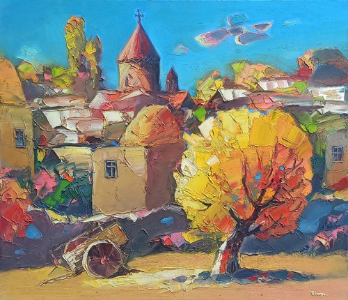 Rural scene by Hayk Miqayelyan