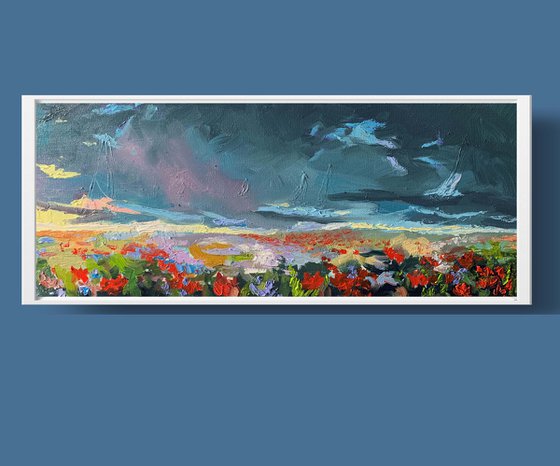 Poppy field.