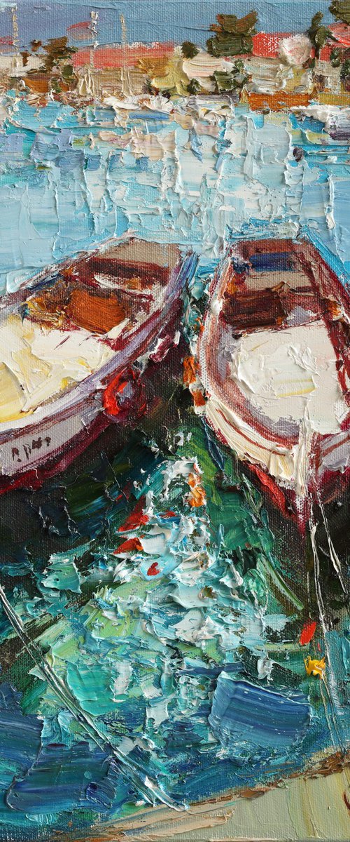 Rowing Boats by Anastasiia Valiulina