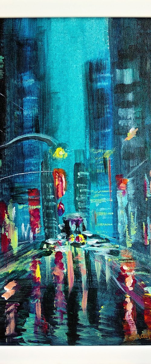 Night city by Anastasia Art Line