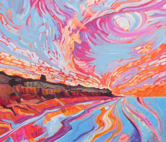 Swirling Norfolk Coastline