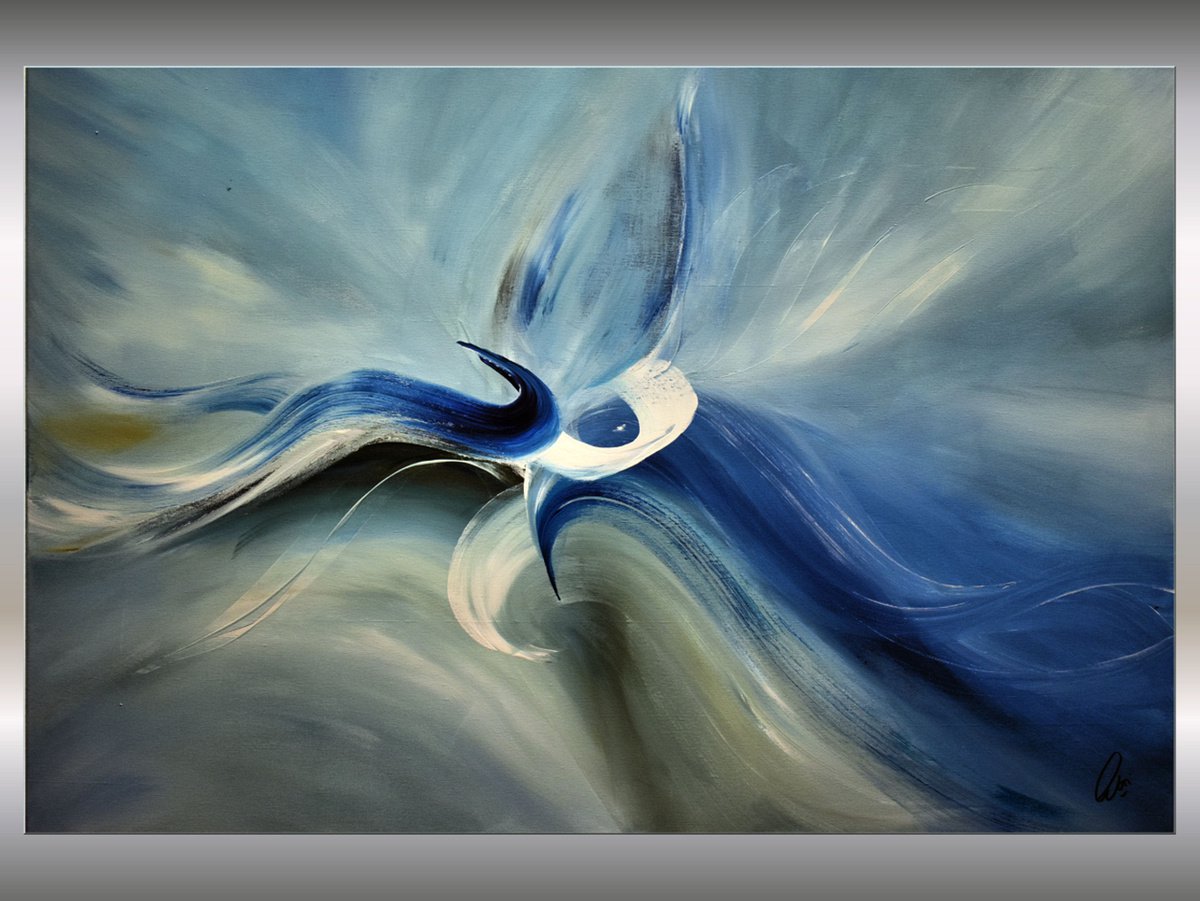 Born in Paradise - Acrylic Painting - Abstract Art Painting Canvas Art Wall Art Ready to h... by Edelgard Schroer