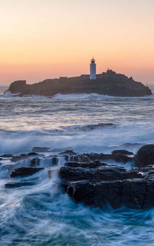 Godrevy Lighthouse Cornwall UK by Paul Nash