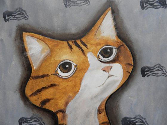 The cat and the clouds