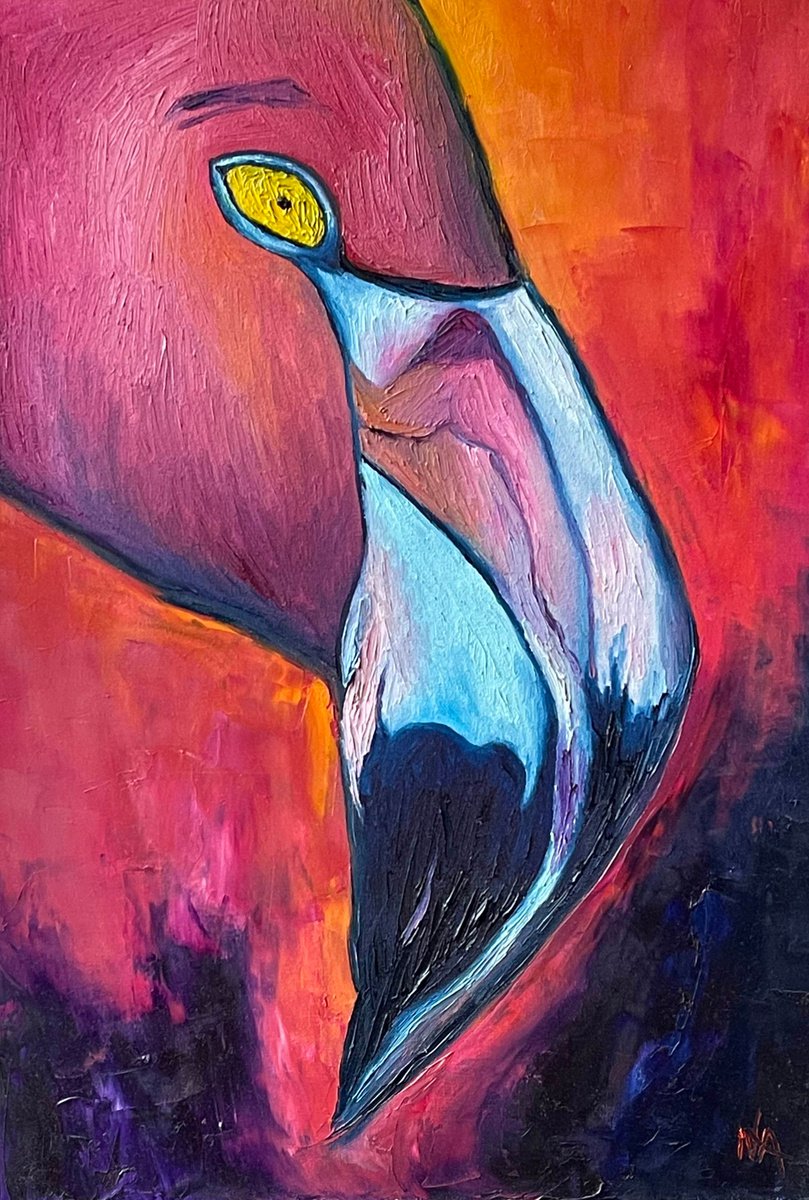 Flamingo by Anastasiia Novitskaya