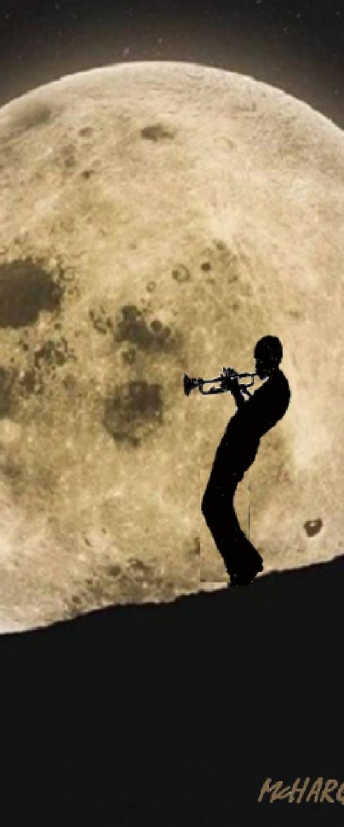 TRUMPET MAN AND THE MOON by Joe McHarg