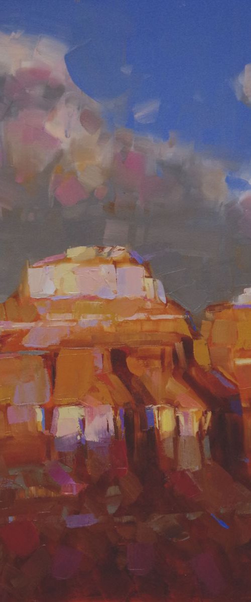 Grand Canyon Landscape oil painting One of a kind Signed by Vahe Yeremyan