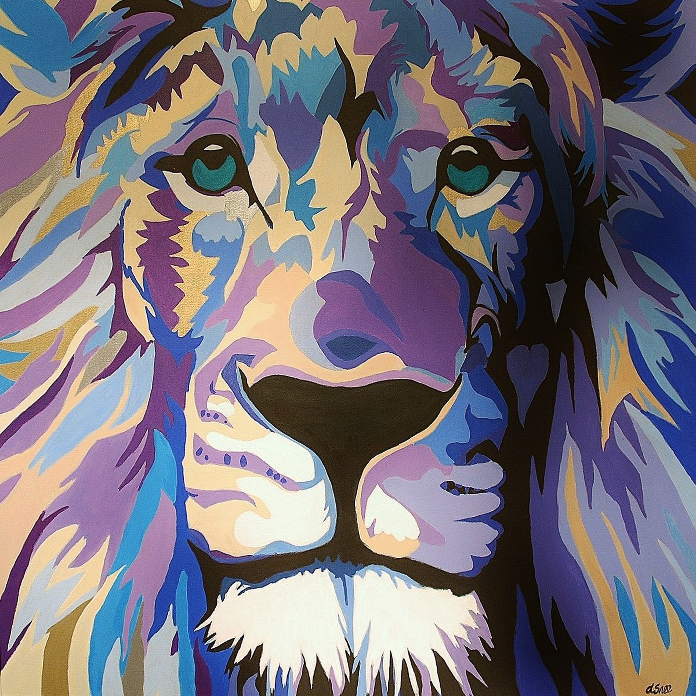Cool Leo The Lion Large By Andrew Snee Artfinder
