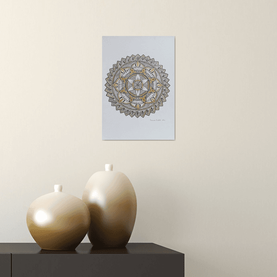 Black and Gold Mandala