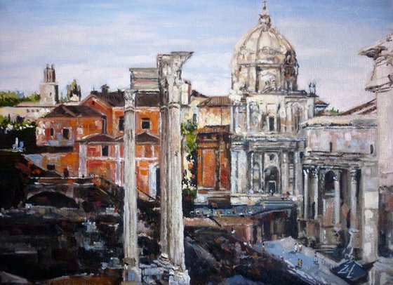 The Roman Forum.