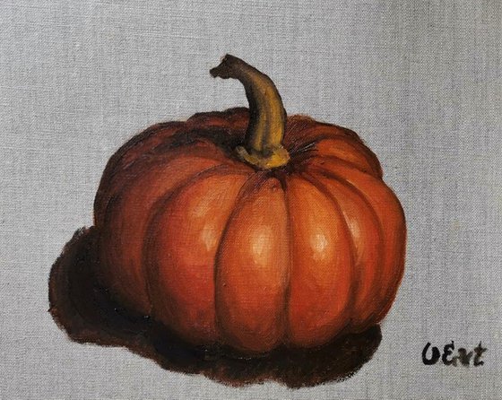 Perfect pumpkin. 24x18 cm. Zucca perfetta.