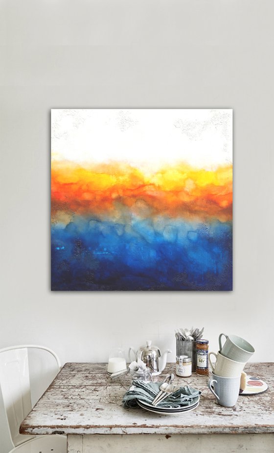 calm dusk (90 x 90 cm) Dee Brown Artworks