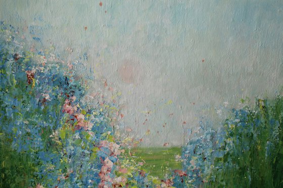 Pink Moon Blue Earth