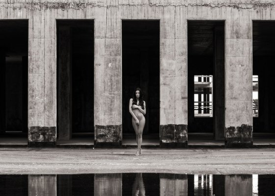 Colonnade IV. - Post-apocalytic nude art