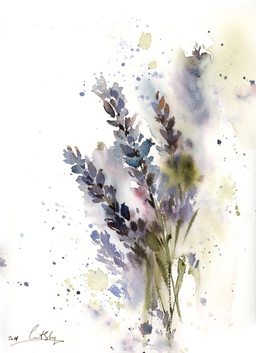 Lavender Flowers by Sophie Rodionov
