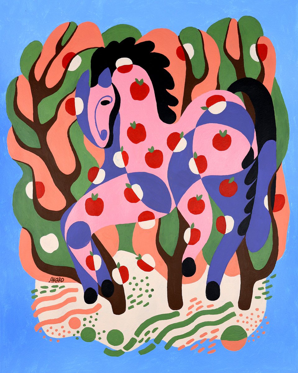 Dappled horse by Aynika Karo