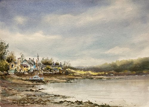 Low tide Bere Ferrers by David Mather