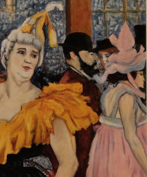 - Copy from Toulouse Lautrec - LA CLOWNESSE CHA-U-KAO.