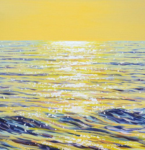 Warm ocean evening. by Iryna Kastsova