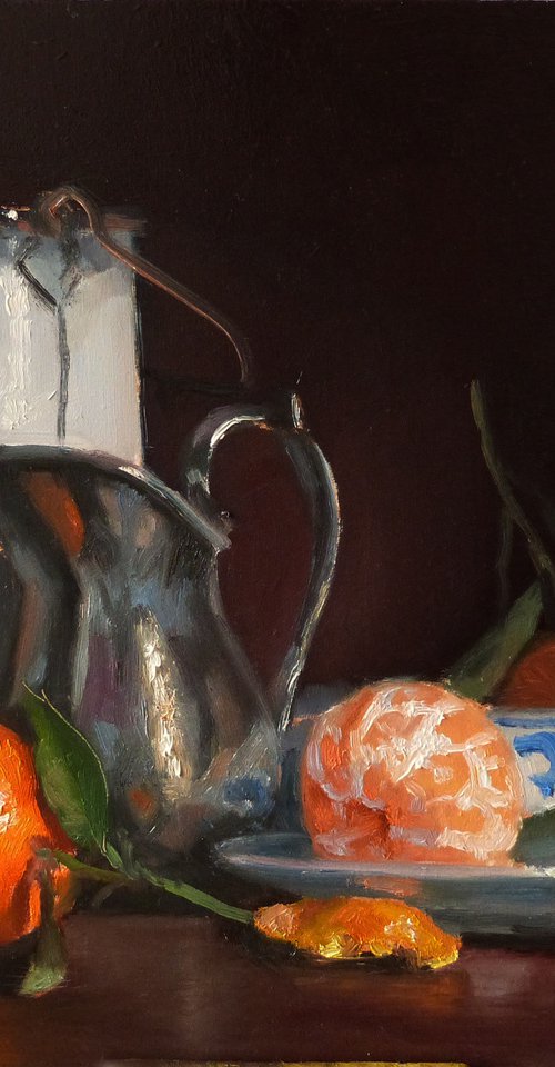 Tangerines and Pitchers by Pascal Giroud