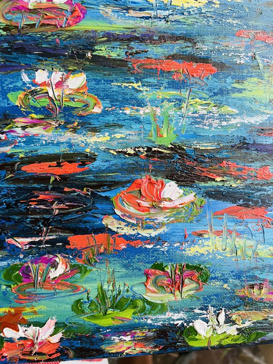 Waterlilies from the Monet Garden - Diptych