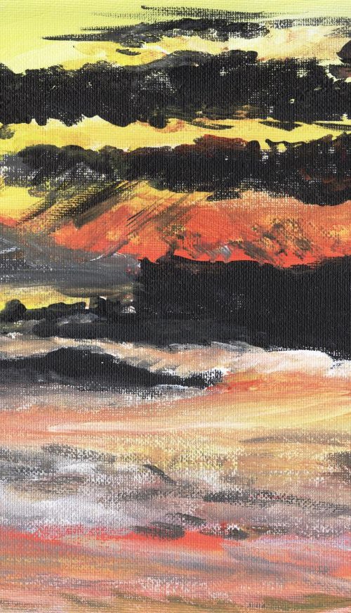 Sunset Isle of Skye by Sandra Fisher