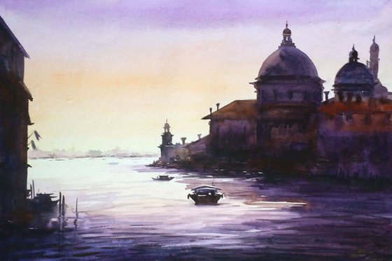 Venice Early Morning - Watercolor Painting