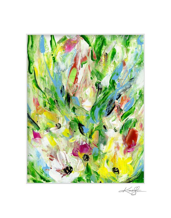 Floral Jubilee 9 - Flower Painting by Kathy Morton Stanion