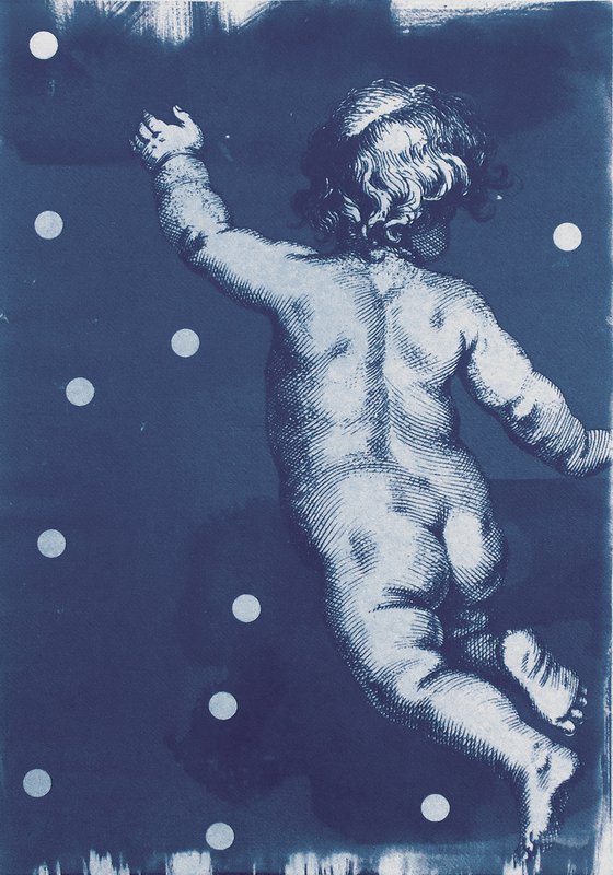 Cyanotype_26_42x60 cm_Two angels