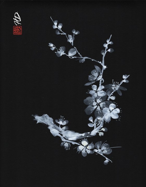 Moonlit Plum Blossoms