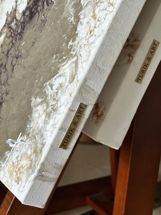 Diptych "Lithic Drift " 1 panel