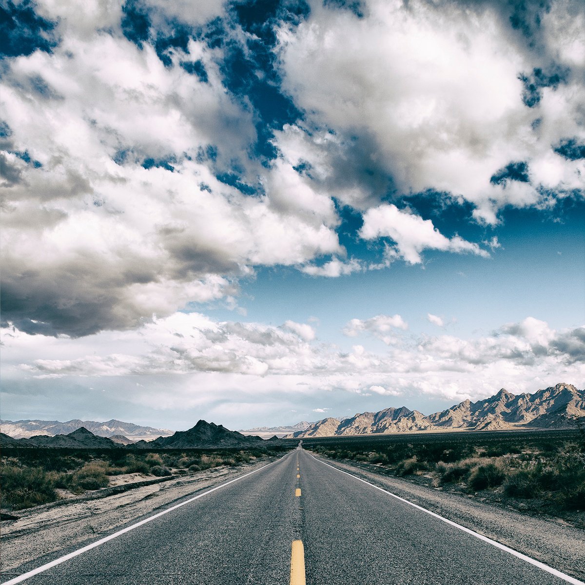 Photorealistic Landscape Photograph By Heike Bohnstengel, 16 X 16, Leaving Wonder Valley, Original Artwork