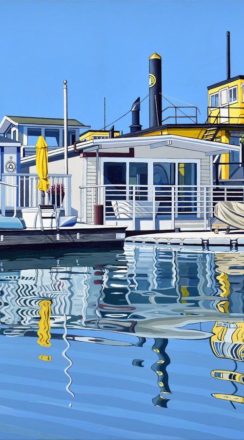 Yellow Ferry Dock #4 by Alex Nizovsky
