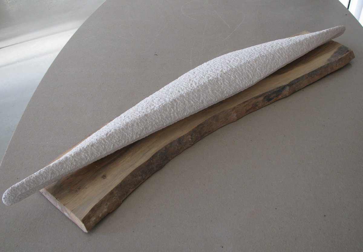 Abstract Stone Sculpture By Fieke De Roij, 41 X 3, Pointer, Original Artwork