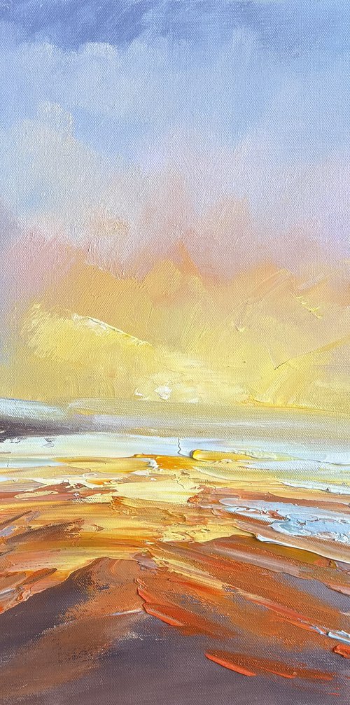 Golden shore, by Liliana Gigovic