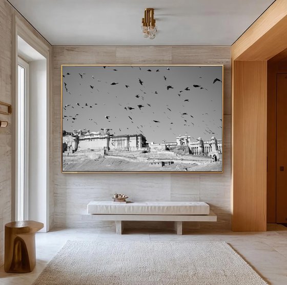 Soaring Above Amer Fort