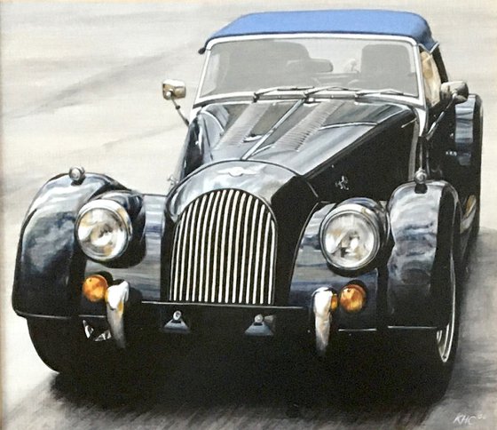 Blue Morgan Roadster