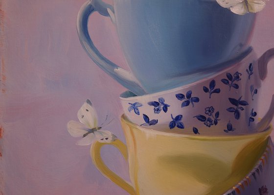 "Cups and butterflies"