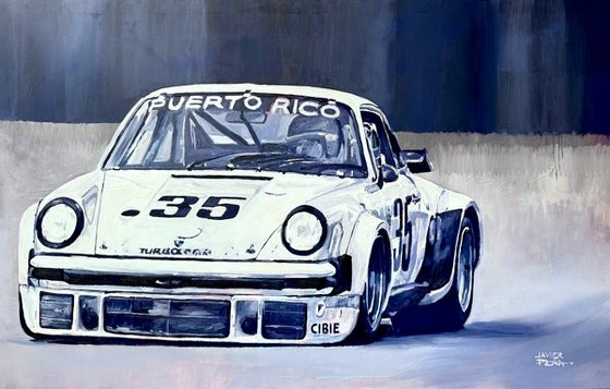 PUERTO RICO #35 911 OIL ON CANVAS 100x160cm