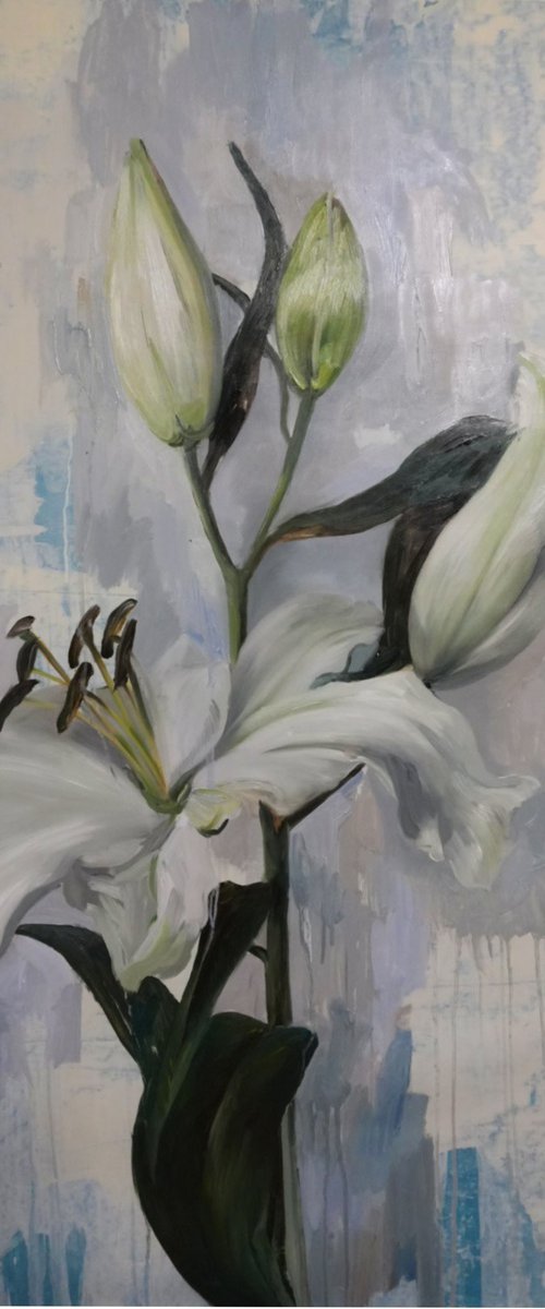 Expressive flower 7 by Rosi Roys