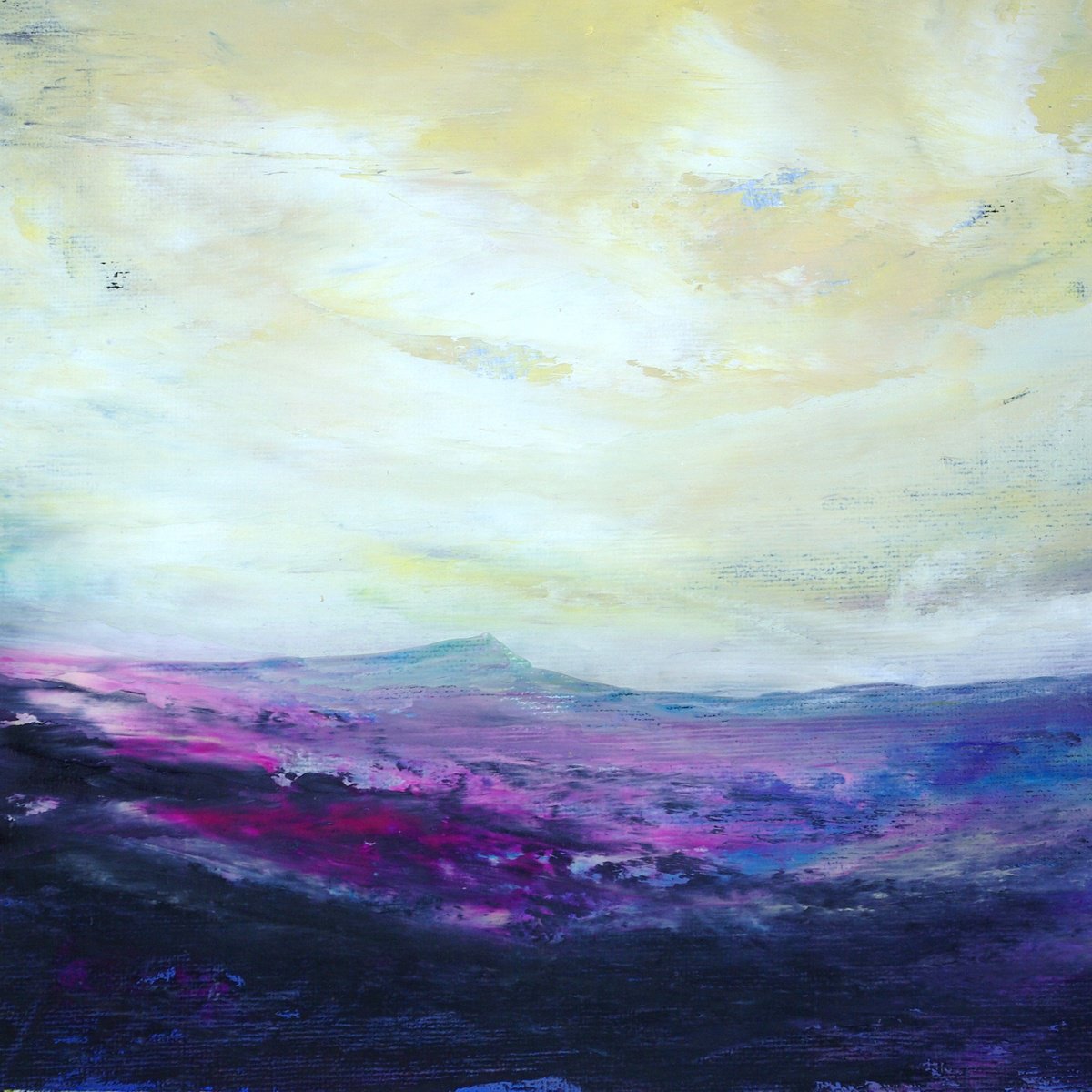 Impressionistic Landscape Oil Painting By Oconnart, 10 X 10", Forest Of Bowland, Original Artwork