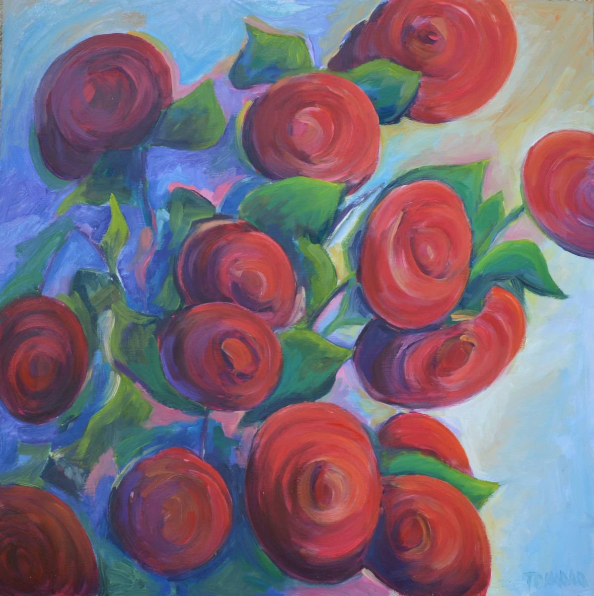 Red roses by Tamara pitaler kori?