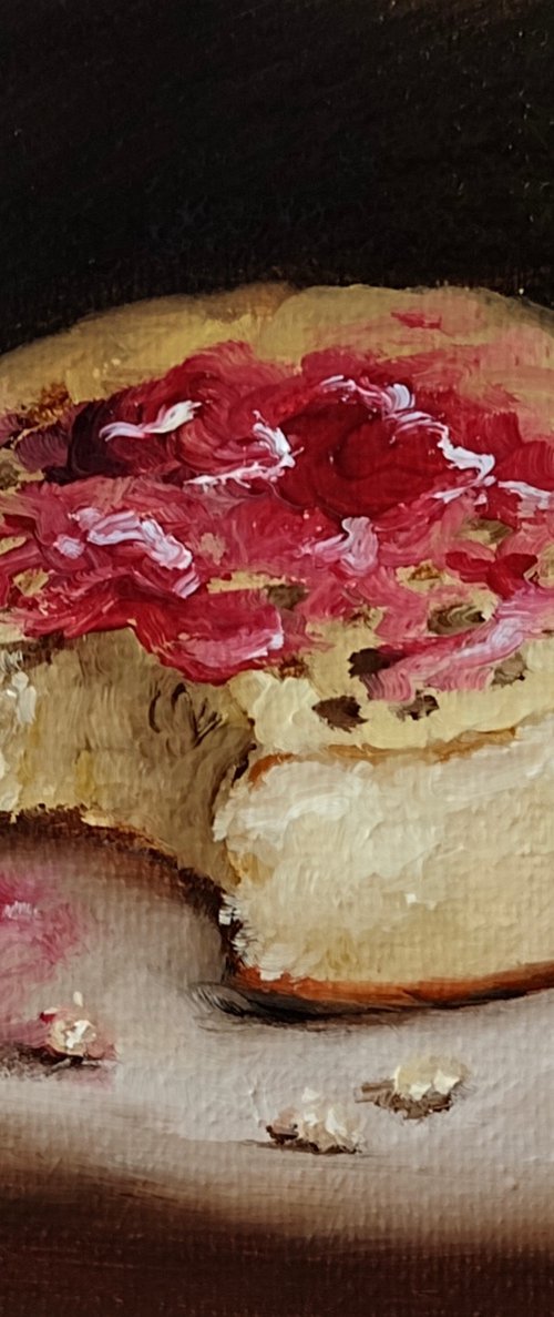 Little Crumpet still life by Jane Palmer Art