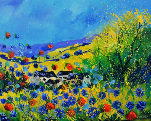 Summer landscape in my countryside by Pol Henry Ledent