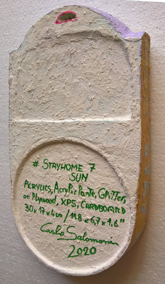 #STAYHOME 7, SUN - ( 30 x 17 cm )