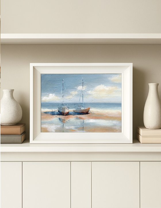Two sailing boats