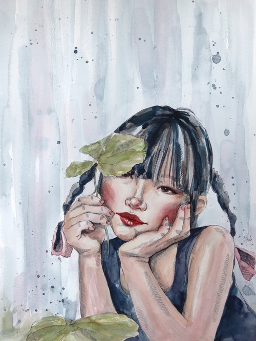 Little girl by Marina Ogai