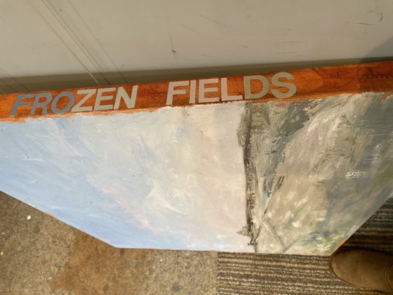 Winter Sky- Frozen Fields