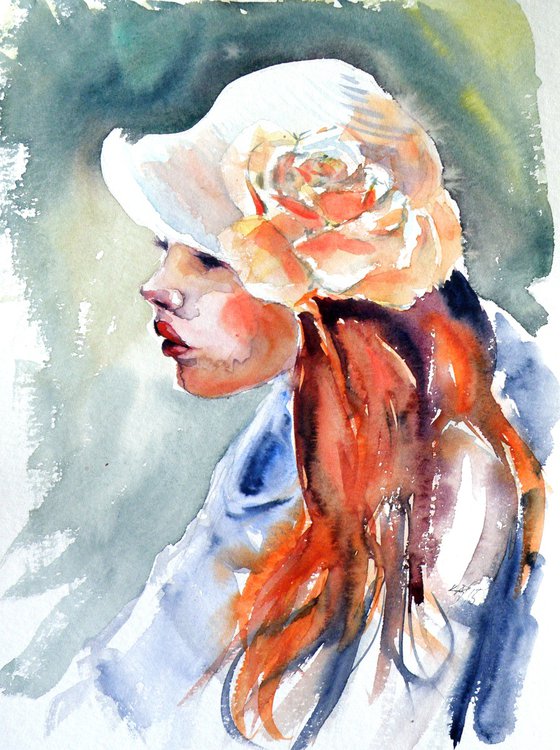 Little girl with hat